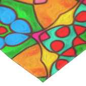 Ästhetische Blume Muster Tischdecke (Schrägansicht)