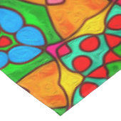 Ästhetische Blume Muster Tischdecke (Schrägansicht)