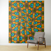 Ästhetische Blume Muster Wandteppich (Beispiel)