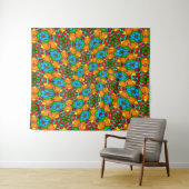 Ästhetische Blume Muster Wandteppich (Beispiel (Horizontal))
