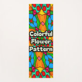 Ästhetische Blume Muster Yogamatte (Vorderseite)