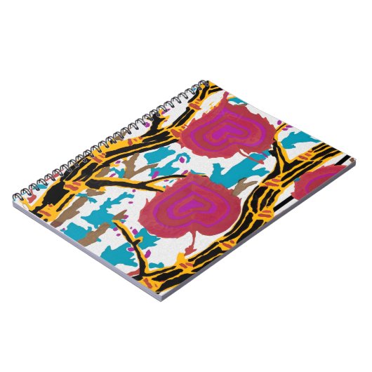 Ästhetische Blume Notizblock (Linke Seite)