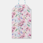 Ästhetische Blume Osterbrunch Retro Typografie Geschenkanhänger (Rückseite)