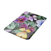 Ästhetische Blumen Badematte (Schrägansicht)
