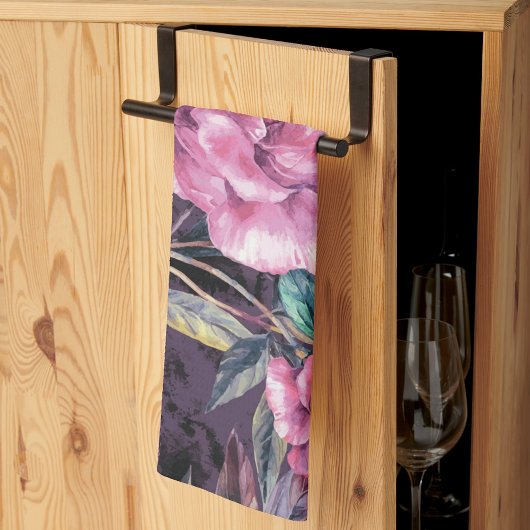 Ästhetische Blumen Geschirrtuch