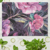 Ästhetische Blumen Geschirrtuch (Gefaltet)