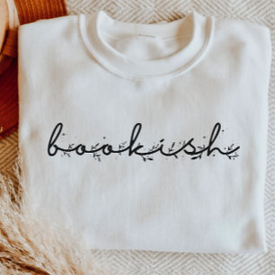 Ästhetische Blumenliebhaber Bücher Buchliebhaber  Sweatshirt