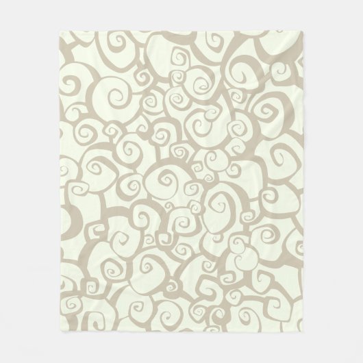 Ästhetische Blumenmuster-Keilblanken Fleecedecke (Vorderseite)