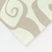 Ästhetische Blumenmuster-Keilblanken Fleecedecke (Ecke)