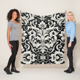 Ästhetische Blumenvliesdecke Fleecedecke