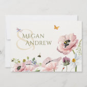 Ästhetische Blütenblüte Einladung (Vorderseite)