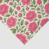 Ästhetische Blütenlush Pink Peonies Seidenpapier (Ausschnitt)