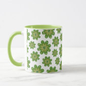 Ästhetische Bohemische Blume Geometrischer Name Gr Tasse (Links)