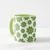 Ästhetische Bohemische Blume Geometrischer Name Gr Tasse (Vorderseite Links)