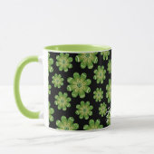 Ästhetische Bohemische Blume Geometrischer Name Sc Tasse (Links)