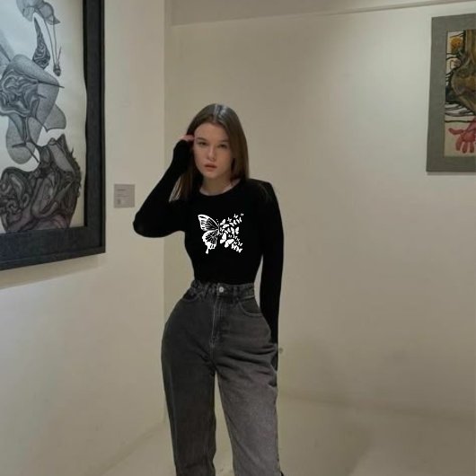 Ästhetische Butterfly Minimalistischer Dispersal T T-Shirt