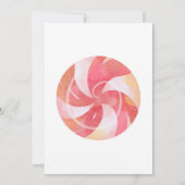 Ästhetische Candyland Thema Einladung Candy Thema (Rückseite)