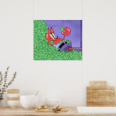 Ästhetische Cartoon Dl Eugene H Krabs Poster (Küche)