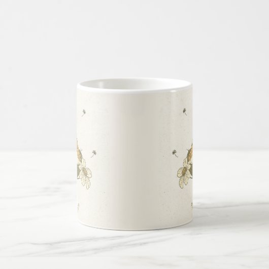 Ästhetische Charming Natur Vögel Friedlich weich Kaffeetasse (Mittel)