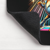 Ästhetische Cheetah Disco Dancer Spooky Tanz Kinde Mousepad (Ecke)