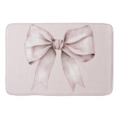 Ästhetische Coquette Rosa Bug Personalisiert Name Badematte (Vorderseite)