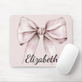 Ästhetische Coquette Rosa Bug Personalisiert Name Mousepad (Mit Mouse)