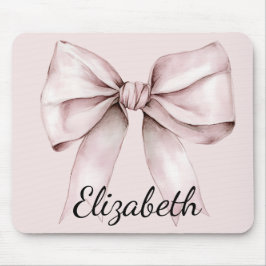 Ästhetische Coquette Rosa Bug Personalisiert Name Mousepad