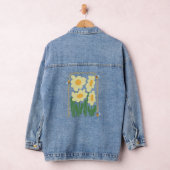 Ästhetische Daisy Kindness Wildblume Frühlingsbien Jeansjacke (Hangar)