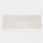 Ästhetische Darstellung eines braunen und weißen F Banner (Horizontal)