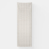 Ästhetische Darstellung eines braunen und weißen F Banner (Vertikal)