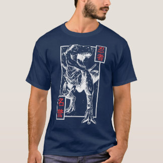 Ästhetische Dinosaurier Japan Style Japanisch TRe T-Shirt