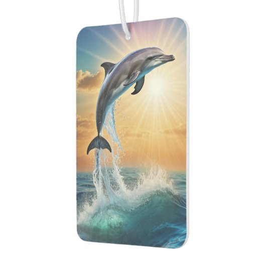 Ästhetische Dolphin Splash Ocean Dolphin Lover Autolufterfrischer (Links)
