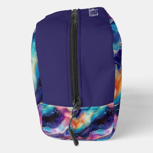 Ästhetische, farbige Regenbogen-Age-Glitzer-Textur Waschbeutel (Rechts)