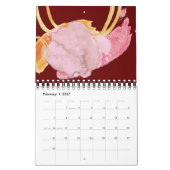 Ästhetische Farbpalette 2021 Kalender (Feb 2027)