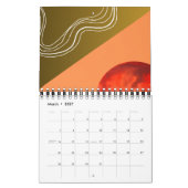 Ästhetische Farbpalette 2021 Kalender (Mär 2027)