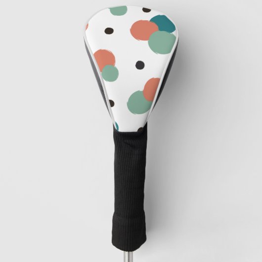 Ästhetische Farbpunkte Golf Headcover (Vorderseite)