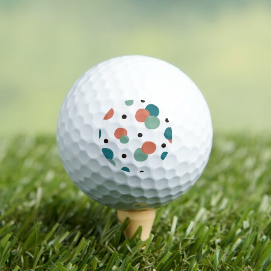 Ästhetische Farbpunkte Golfball (Insitu T-Shirt)