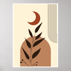 Ästhetische geometrische Darstellung Poster