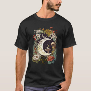 Ästhetische Goblincore und dunkle Cotagecore Pilz T-Shirt