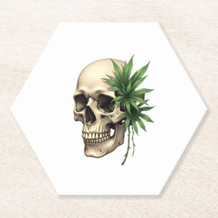 Ästhetische Goth Grunge Tropical Monsterer Leaf Untersetzer