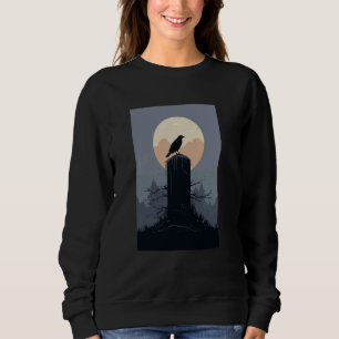 Ästhetische Gotik auf einem Grabstein Sweatshirt