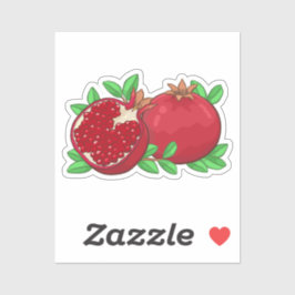 Ästhetische Granatkunst Aufkleber