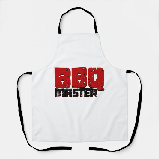 Ästhetische GRILLEN Masterdesign für Grillmeister Schürze (Vorderseite)