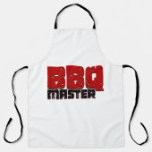 Ästhetische GRILLEN Masterdesign für Grillmeister Schürze (Vorderseite)