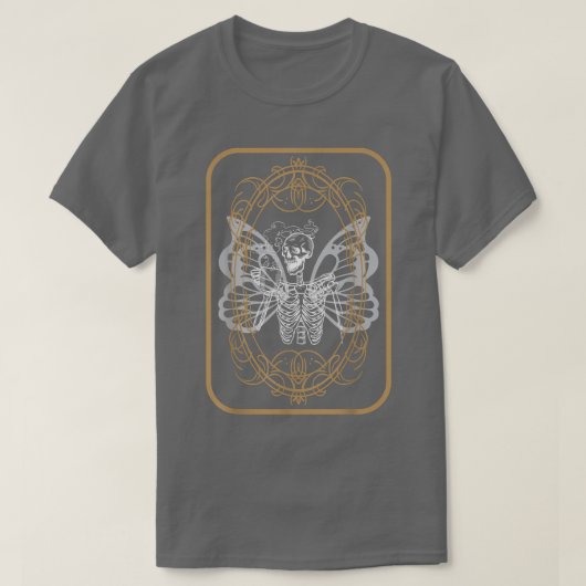 Ästhetische Grunge Skeleton Drink Kaffeemaschine G T-Shirt (Design vorne)