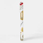 Ästhetische Herbsternte iPhone Hülle (Linke Seite)