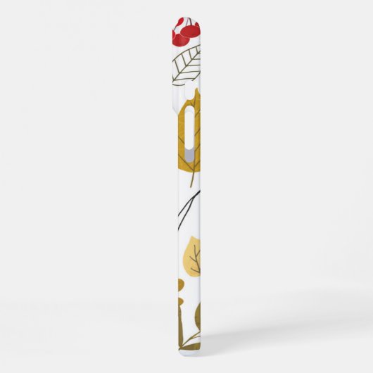 Ästhetische Herbsternte iPhone Hülle (Linke Seite)