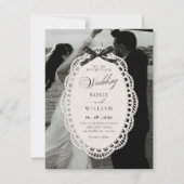 Ästhetische Hochzeit  Einladung (Vorderseite)