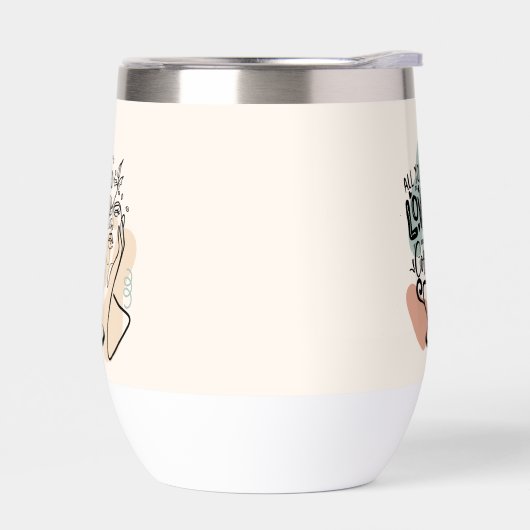 Ästhetische Illustrationen, Mädchenkaffee (Links)