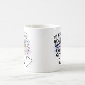 Ästhetische Illustrationen, Mädchenkaffee Kaffeetasse (Mittel)